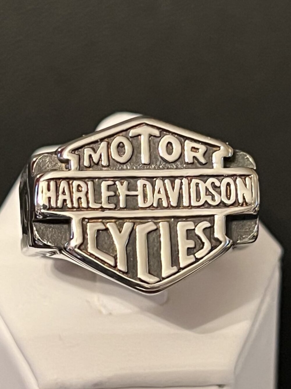 Stainless Steel Harley Motorcycle Ring Size 8, 9, 10, 11, 12, 13 (353)